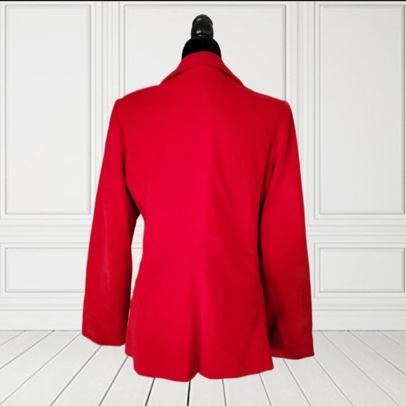 Vintage RHIP Rolling Hills in Pacifica/ Red Velvet Like Blazer - Picture 2 of 4